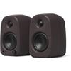 Kanto UKI 100 W Active Desktop Computer Speakers with Bluetooth and USB-C | Intelligent Sub Integration | Headphone Out | Pair | Pumice