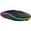 Western Gadget Mouse wireless, sottile, portatile, doppia modalità, 2,4 GHz + mouse wireless Bluetooth per laptop, mouse silenzioso, design ergonomico senza fili, compatibile con PC, Mac, computer