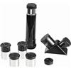 Solomark Kit di accessori per telescopio da 0,965 pollici per telescopio 0,965 - viene fornito con quattro oculari (4 mm/6 mm/12,5 mm/20 mm), uno diagonale, un obiettivo di Barlow 3x