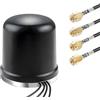 slinkdsco 4x4 MIMO Omnidirezionale Low Profile Wide-Band 4G LTE 5G Base Magnetica Antenna Esterna per Aumenta le Prestazioni di Router 4G/5G Gateway Hotspot Verizon AT & T T-Mobile RV Home Internet, Slinkdsco
