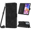 Mo-Beauty Custodia per Samsung Galaxy A23 5G/A23 4G/M13 4G/M23 5G/F23 5G, PU Pelle Portafoglio Flip Custodia a tracolla [Supporto] [Chiusura Magnetica] Cover per Samsung A23 5G - Nero