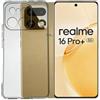 KEJI Cover per Realme 16 Pro +/16 Pro Plus 5G, Custodia in TPU Morbido, Trasparente Compatibile con Realme 16 Pro +/16 Pro Plus 5G, Custodia Morbida in Silicone Flessibile (Trasparente)