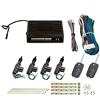 LLCTOOLS Set completo per chiusura centralizzata per veicolo a 4 porte incl. 2 chiavi a scatto con telecomando per servomotori.