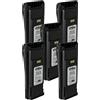 vhbw 5x batteria compatibile con Motorola CP200, CP180, CP170, CP160, CP150, CP140, CP040, CP200D radio (1800mAh, 7,2V, NiMH)