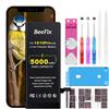 Beefix Batteria per iPhone 12/12 Pro, 5000mAh Batteria ad alta capacità con strumenti di riparazione