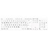easydruck24de Etichetta per Deutsche tastiera tastiera adesivo con lettere nere, bianche, lettere maiuscole sehbehindert, vedere debole - perfetto per ogni Keyboard, Hin _ 183