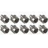 POPPSTAR 10x terminali di resistenza SAT F (prese F), resistenza finale per il collegamento a spine F (interruttore multifunzione, LNB, tuner, dosi), 75 Ohm, metallo