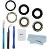 YUYOND 3pcs OEM Originale Posteriore Fotocamera Posteriore Vetro Lente di Ricambio per iPhone 15 Pro Max 6.7 Pollici con Adesivo Preinstallato e Kit Strumenti di Riparazione