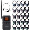 Retekess TA003P Cuffie Wireless Silent Disco, Cuffie Silent Disco, Mani Libere, Qualità Audio HI-FI, 12 H, Comode Da Indossare. Adatte Per Fitness Di Gruppo, Yoga E Attività All'Aperto In Gruppo