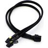 TeamProfitcom Cavo adattatore PCI Express da 8 pin maschio a doppio 8 (6+2) maschio PCIe intrecciato per Dell T3600 T3610 T5600 T5610 T5610 T7600 T7610 5810 T5810 T7810 T7910 (43310 0,2 cm)