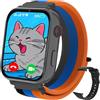 PTHTECHUS 4G Smartwatch Bambina, Orologio GPS Bambini, Con Videochiamata e Telefono, WIFI GPS LBS Contapassi Ricevi SMS SOS Modalità Scuola Sveglia, Regali per Bambini Dai 4 Anni in Su, Nero