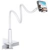 SHAWE Supporto Telefono, Collo Oca Supporto Regolabile : Universale Stand per Phone 12 11 Pro XS Max XR X 8 7 6 Plus, Huawei, Samsung S10 S9 S7 S8, Google Pixel e Dispositivo da 4-6,5 Pollici-bianca