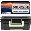 ZHJQDS Cartuccia Toner Ad Alta capacità 58d2x0E Compatibile per Lexmark MS725DVN MS826DE MX721ADE MX722ADE MX722ADHE 1 Pack