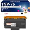 aauot (Confezione da 4) TNP-76 Cartucce Toner ad Altissima Capacità per Konica Minolta Bizhub 4000i 5000i Stampanti, Stampa ad alto Volume,Black-1 pack