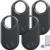 Hendari Air Tags Bluetooth Tracker Finder 4 pezzi, Bluetooth Localizzatore Funziona con Apple Dov'è App (solo iOS, NON per Android), Trova oggetti per Bagagli, Valigie, ZainiBorse, Tags Batteria Sostituibile.