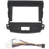 IENQBVL Per Mitsubishi Per Outlander XL 2006-2012 Mascherina Per Autoradio 2 DIN Per Cruscotto Mascherina Autoradio(Fascia and cable,9 inch)