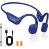 sunvito Cuffie a Conduzione Ossea Bluetooth 6.0, Auricolari Wireless Open Ear, Impermeabili IPX6, Connettività Doppia, 10 Ore di Autonomia, Cuffie Sportive per Corsa, Ciclismo e Palestra