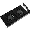 Jerys Dispositivo di Raffreddamento della Piastra Posteriore Facile Installazione Raffreddatore della Piastra Posteriore della GPU Dual Fan Dissipatore di Calore Veloce Lavorazione CNC