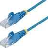 StarTech.com StarTech.com Cavo di Rete Ethernet Snagless CAT6 da 1,5m - Cavo Patch antigroviglio slim RJ45 - Blu
