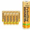 EXTRASTAR Pila Batteria LR03 AAA Mini Stilo 1,5V 1300mAh, Alcalina Extrastar Confezione da 12 Pezzi, Compatibile Con Duracell MN2400