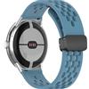 MELEJIA Cinturino Silicone Compatibile con Google Pixel Watch 4 41mm/3 41mm/2/1/Pixel Watch 3 45mm/4 45mm, Regolabile Ricambio Cinturino, Chiusura Magnetica Sportiva Silicone Cinturini