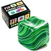 MoZkkiz Fidget Toys Squishy Stress Cube, Palla sensoriale per bambini e adulti, giocattolo antistress, autismo, fidget Squishy Fidget Toys, palla antistress per adulti e bambini (blu, 1)