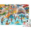 XiaopangXY Aqua Park 1000 Pezzo Puzzle Carta Riciclata Summer Scene Adulto Jigsaws Impossibilmente Difficile e Stimolante Relieve Senile Dementia Fun 52x38cm/1000pcs