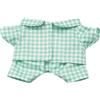 niannyyhouse Set pigiama a quadri multicolore per bambole di peluche, 10 cm, 15 cm, 20 cm, vestiti e pantaloni (verde-1, 20 cm)