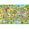 Schmidt Spiele 56531 Gioco, divertimento e protezione dell'ambiente, puzzle per bambini da 150 pezzi in cartone erba, Multicolore