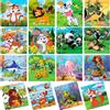 Megaser Pack 16 Puzzle in Legno di Animali, Puzzle Bambini 3 a 8 anni, Gadget Compleanno Bambini, Regalini Fine Festa Invitati, Imballaggi singoli, Giochi educativi (Set 16 puzzles)