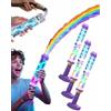 GLSAYZU Pistola ad acqua a LED arcobaleno luminosa, pistolas ad acqua con fuochi d'artificio luminosi per bambini e adulti, pistola ad acquas ad alta pressione per feste in piscina (3PCS)