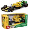 OPO 10 - Auto di Formula 1 Compatibile con Lando Norris McLaren MCL38#4 4th Monaco GP 2024 Scala 1/43 Bburago 38214NS