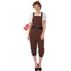 Fun Shack Costume Seconda Guerra Mondiale Donna - Vestito Contadina per Halloween, Compleanni e Party Storici, S