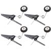 Alipis Kit Ruotino di Coda per Aereo Rc 4 Pezzi Plastico Metallo