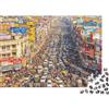 XiaopangXY Crowded City Adulto Jigsaws 1000 Pezzo Materiale Riciclabile Mumbai Street Puzzle per Adultoi Accessori da Gioco Puzzle Interesting Gioco di Famiglia Gift per Donne 38x26cm/1000pcs