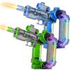 Vulaop Pistola ad acqua elettrica per bambini, completamente automatica, con portata di 8-10 m, batteria ricaricabile da 500 cc, con potenza di aspirazione automatica (750 ml C+D)