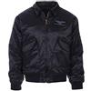 Fostex Garments Bomber Militare MA-2 CWU 45/P Pesante Imbottito Flight Jacket USA (Nero, M)