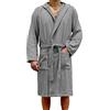 Karì Accappatoio Polo Unisex con Cappuccio 100% Cotone, Microspugna Salvaspazio da Viaggio, Uomo Donna, Taglie Calibrate 3XL 4XL 5XL 6XL (6XL, Bluette)