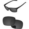PapaViva Lenti di ricambio per occhiali da sole Oakley Sylas OO9448 da 57 mm, polarizzate, colore: nero