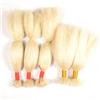 Xigaocun Hair 25 cm di lunghezza 200 grammi 100% capelli di animali trucco cappuccio parrucca uncinetto materiale yak capelli fascio barba taglio baffi (beige)