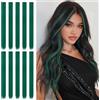 Sofeiyan Extension per Capelli con Colori Vivaci per Feste, 56 cm, 10 Pezzi, Extension Lisce Multicolore,Lunghe, Accessori per Capelli a Clip per Donne Festa 2026 FIFA World Cup, Polaris