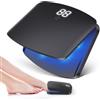 Berrlly Dispositivo laser micosi unghie piede, dispositivo per funghi unghie, 15 LED (11 luce blu + 4 infrarossa invisibile), ricaricabile USB-C, timer touch 5/10/15/20 min, uso casa e viaggio-Nero