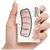 XIAOZHIFU Unghie Finte Leopardate, 24PCS Unghie Press On Stampa Leopardo, Press On Nails Gel Leopard Print, Unghie Finte Corte Leopardate con Colla e Lima per Donne e Ragazze