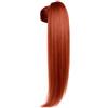 Ser Mulher Coda Capelli Extension di Cavallo Lunga 50 cm - Termofibra Resistente, Effetto Naturale - Peso: 122 g - Facile da Applicare - Coda Finta Capelli Lisci, (Ginger Red, Lisci) MARILIA