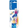 PILOT - 3 cartucce di ricarica per stilo Frixion Bls-Fr7-P, colore: rosa