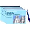 Dodici Registro Prima Nota Cassa e Banca - Formato A4 29,7x21 cm - Moduli Autoricalcanti in Duplice Copia - Gestione Conto e Contropartite - Per Contabilità Aziendale, Società - Penna Touch Omaggio Dodici12®