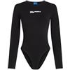 Karl Lagerfeld Jeans Donna Bodysuit Crew Neck Black XS