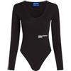 Karl Lagerfeld Jeans Donna Long Sleeve Body Black L