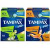 Tampax & Go Super e Super Plus, 36 Assorbenti Interni con Applicatore in Plastica, presa antiscivolo, doppio cordino Protettivo, ginecologicamente Testati, per Flusso Abbondante e molto abbondante