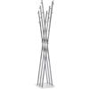 HAKU Appendiabiti cromo, bianco, metallo - Dim. L 35 cm x A 186 cm x P 35 cm, Stile Moderno